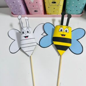 🐝 Palitoche Abelhinha –  Gratuito - Atividade Educativa e Lúdica