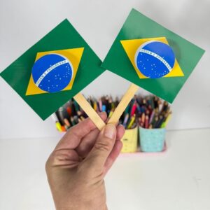 Chocalho da bandeira do Brasil