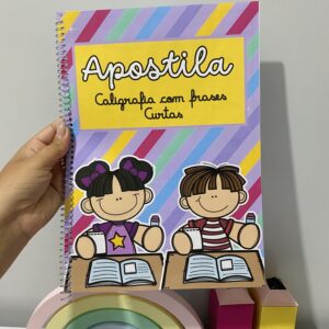 Apostila caligrafia com frases