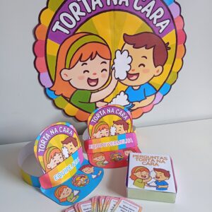 Brincadeira torta na cara