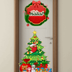 Painel de porta de Natal