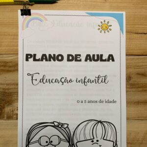 Plano de aula educação infantil