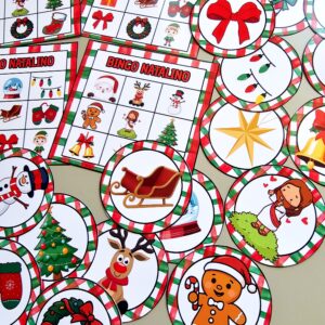 Bingo símbolos de Natal