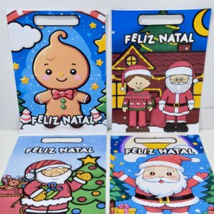 Sacola de Natal minhas atividades