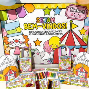 Kit volta às aulas circo da alegria