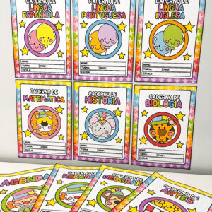 Capas de caderno tema circo da alegria