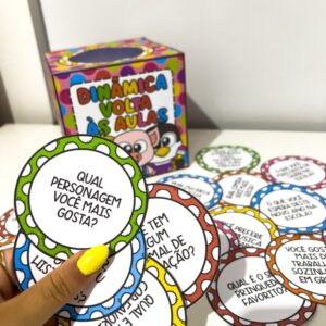 Dinâmica divertida volta às aulas