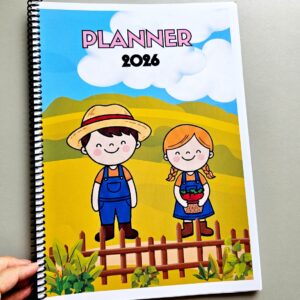 Planner tema fazendinha 2026