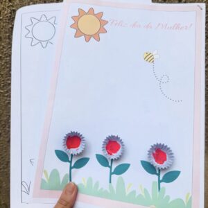 Atividade dia da mulher - flor do jardim