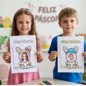 Atividade de Páscoa Eu coelhinho