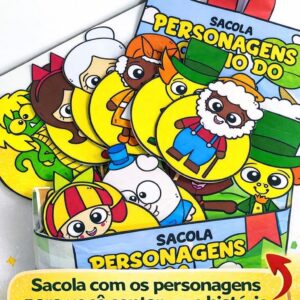 Sacola Personagens do Sítio do Picapau Amarelo