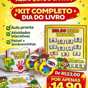 Kit completo dia do livro