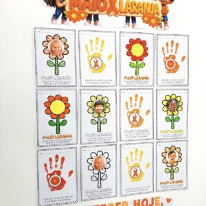 Painel de atividades maio laranja