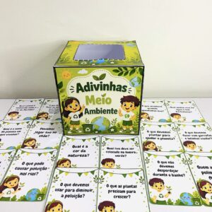 Caixa adivinhas sobre o meio ambiente