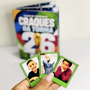 Álbum de figurinhas Craques da turma