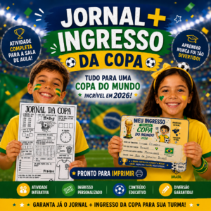 Jornal + ingresso da copa