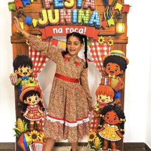 Cenário festa junina na roça