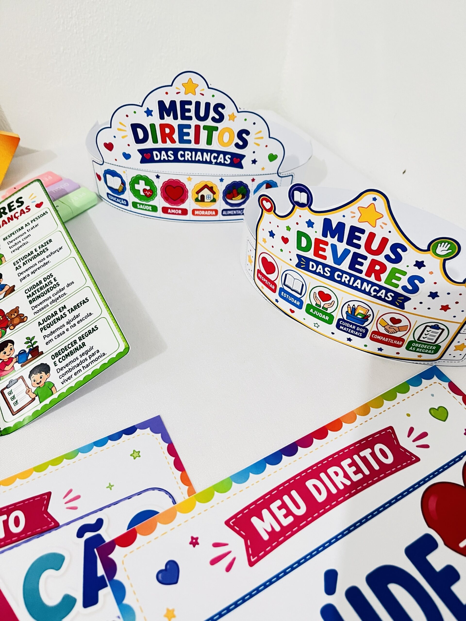 DIREITOS E DEVERES DAS CRIANÇAS Atividade para Escola - Imagem 4