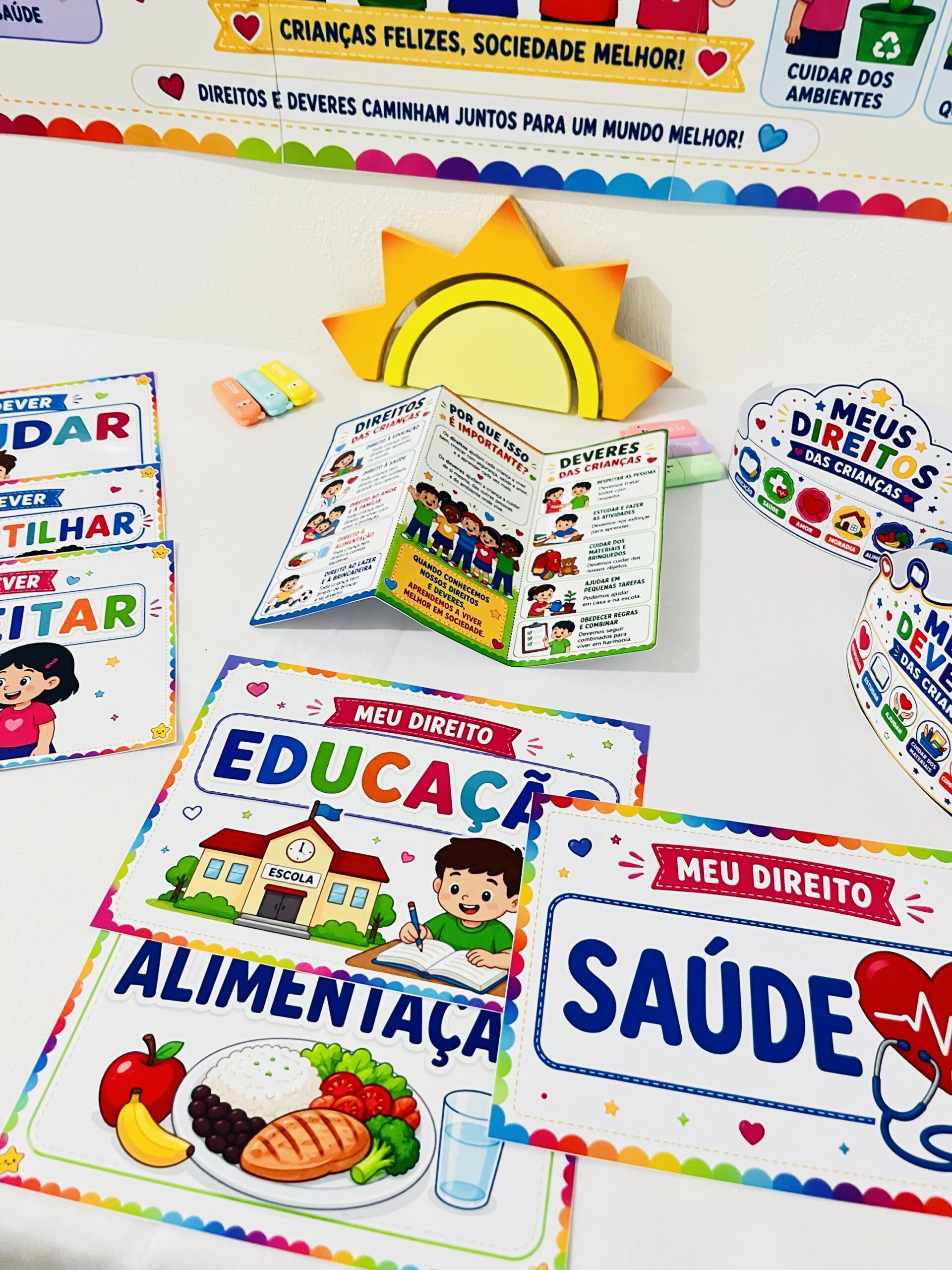DIREITOS E DEVERES DAS CRIANÇAS Atividade para Escola - Imagem 2