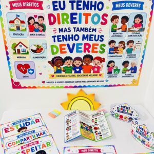 DIREITOS E DEVERES DAS CRIANÇAS Atividade para Escola