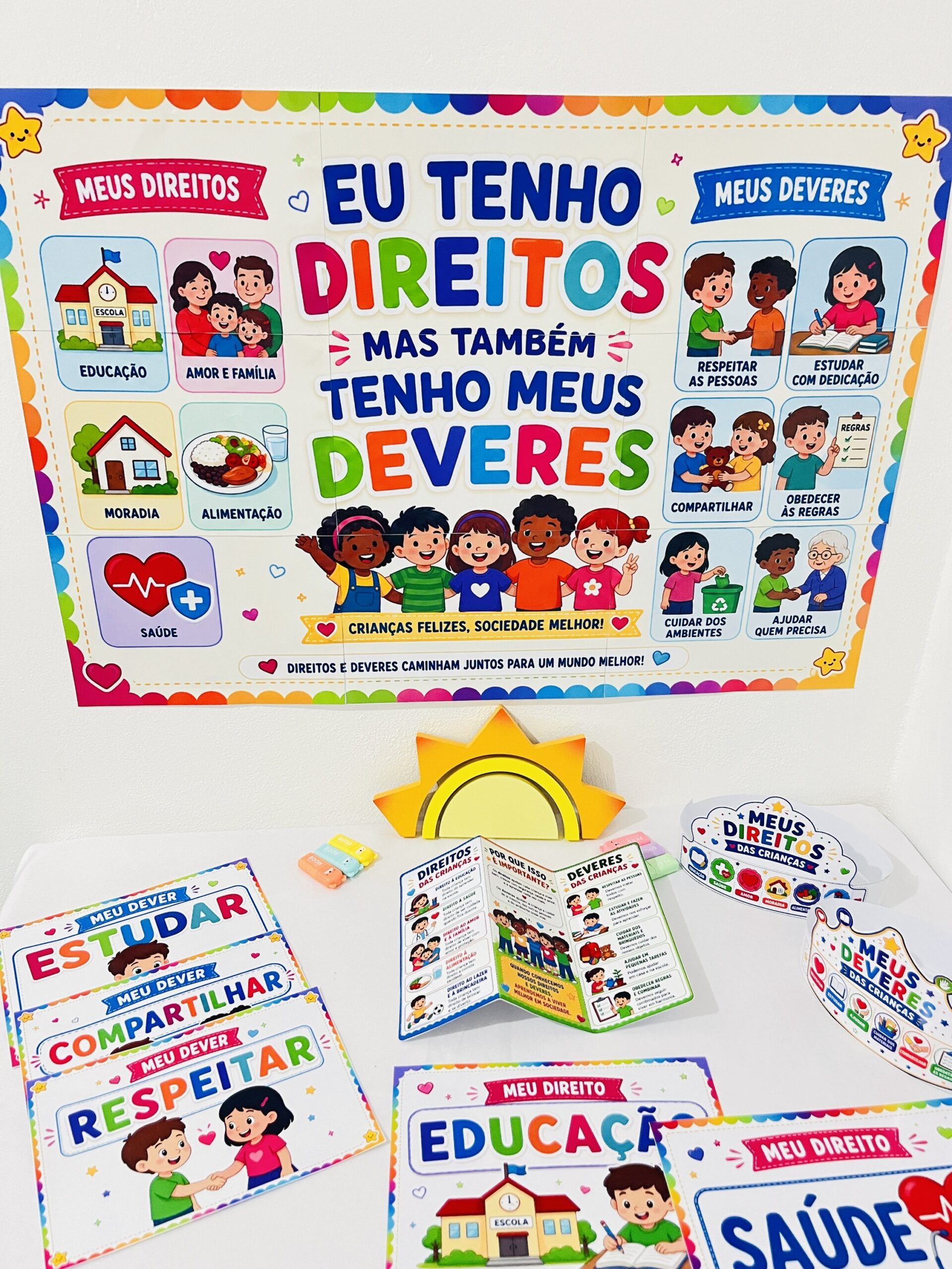 DIREITOS E DEVERES DAS CRIANÇAS Atividade para Escola