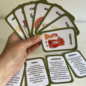 Jogo da memória dos gêneros textuais