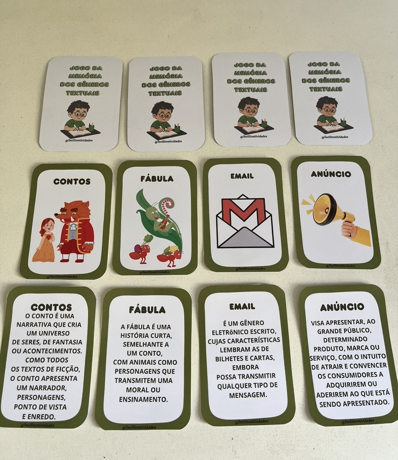 Jogo da memória dos gêneros textuais - Imagem 4