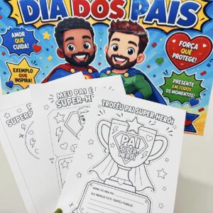 Painel e atividades dia dos pais