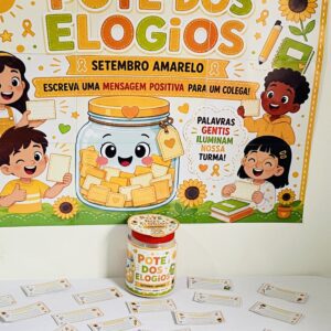 Pote dos Elogios – Atividade para o Setembro Amarelo na Escola | PDF para Imprimir